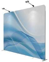 Toiles de fond en tissu tendu 10x10 et 10x20 pieds pour cabines photo d'événements et d'expositions, en aluminium