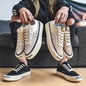 Chaussures tendance en toile pour hommes, nouveau style 2026, baskets basses respirantes d'été, décontractées et polyvalentes - Product Image 2