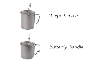 <span class=keywords><strong>Pot</strong></span> suspendu en titane pour camping en plein air, 900 ml, poignée <span class=keywords><strong>pliable</strong></span> pour la randonnée, léger - Product Image 6