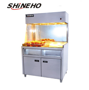 Chauffe-frites vertical commercial Shineho en acier inoxydable de haute qualité pour les frites chez McDonald's - Product Image 1