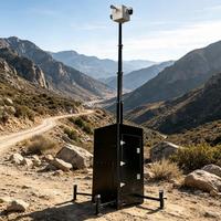 Caméra de surveillance PTZ personnalisée en cube pour la sécurité et la surveillance des aéroports