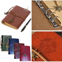 Classique En Cuir PU En Relief Carnet De Voyage