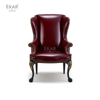 Chaise Bergère EKAR Versailles |   Fauteuil classique français rembourré pour salon
