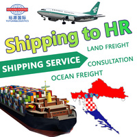 Agent d'expédition DDP le moins cher, agent 1688, transitaire, service d'agent de dropshipping porte-à-porte de Chine vers la Croatie, Europe