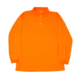 Mẫu miễn phí 100% Polyester chim mắt lưới Hi VIS an toàn Polo UV bảo vệ UPF 40 + cam Logo ANSI Lớp 2 En ISO 20471 Lớp 2 - Product Image 1