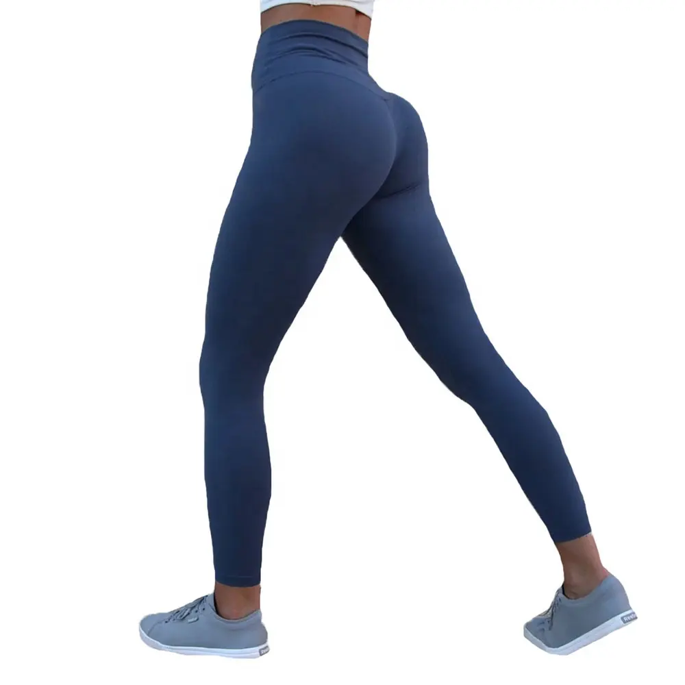 Sıkıştırma Lycra Tayt Kadınlar Egzersiz Spor Alt spor salonu pantolonu