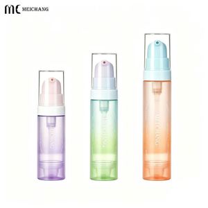 Flacon pompe airless PCR 6ml 8ml 10ml, emballage cosmétique recyclable pour sérum contour des yeux, soins de la peau, OEM ODM, format voyage personnalisé - Product Image 1