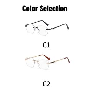 男性用フォトクロミックアンチブルーライト長老視メガネ自動ズームマルチフォーカス距離デュアルユース眼鏡 - Product Image 4