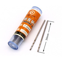 1 pièce, foret hélicoïdal HSS de 0,5 à 4,0 mm, adapté au perçage du métal et du bois, mini-ensemble de forets