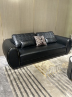 FANASE, design italien de luxe, pour villa moderne, grand canapé en cuir véritable pour salon