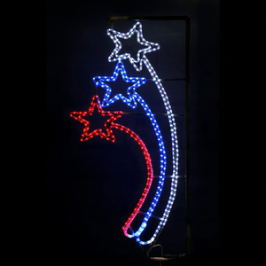 Variety 2d Motif Outdoor <b>String</b> Light Pole For Christmas Halloween & Landscape Decorations-customizable Aluminum Alloy - Product Image 1