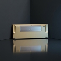 Clavier mécanique personnalisé en laiton et alliage d'aluminium, usinage CNC, polissage, base multicolore pour usinage et 3D