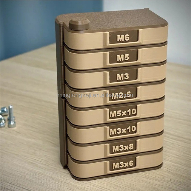 Customized High Quality Plastic Storage Tower Organizer 3D Printed Personalized Creative Storage Tower Organizer