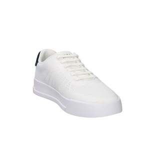 Sneakers Tommy For Uomo Bianche con Tacco 3,5 cm in Tela Traspirante con Lacci, Stile Court Trendy - Product Image 4