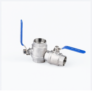 Vanne à bille en acier inoxydable 316, 2 pièces, équipement industriel durable - Product Image 1