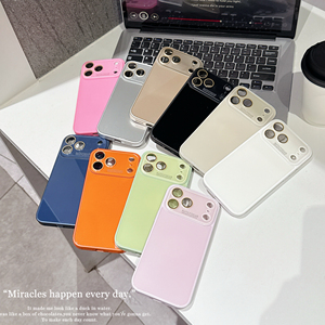Custodia per telefono elegante e lucida colorata per <span class=keywords><strong>iPhone</strong></span> 17 16 15 14 13 12 <span class=keywords><strong>11</strong></span>, <span class=keywords><strong>cover</strong></span> posteriore trasparente di alta qualità per <span class=keywords><strong>iPhone</strong></span> 17 Pro 17 Pro Max - Product Image 2