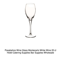 Verre à vin blanc Montecarlo 20 cl Pasabahce H 20,5 cm Ø 6,8 cm