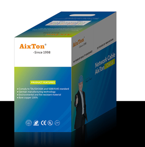 Aixton 24awg 4 Cặp Cáp Mạng Lan Lan <span class=keywords><strong>Utp</strong></span> Ethernet <span class=keywords><strong>Cat</strong></span> <span class=keywords><strong>5e</strong></span> Rj45 Cat5 Cat5e Trong Nhà 1000ft Mỗi Cuộn Giá - Product Image 6
