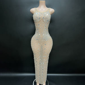 Nocance Novance listo para enviar envío gratis diamante perla brillante vestido de graduación <span class=keywords><strong>2023</strong></span> vestido de baile <span class=keywords><strong>vestidos</strong></span> de mujer para invitados de <span class=keywords><strong>boda</strong></span> - Product Image 1