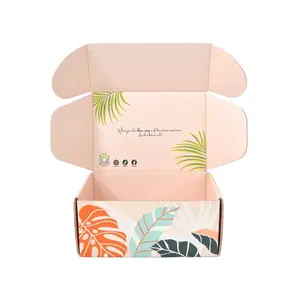Kundendefinierte umweltfreundliche Geschenkbox Boden und Deckelbox für Kleidung Verpackung Klappbox mit Bandverschluss