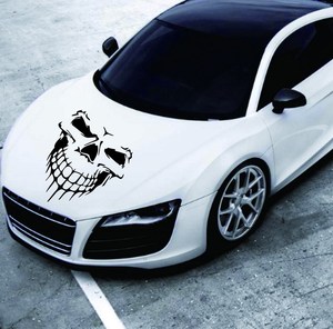 Christmas Car Decoration Body Window Skull Decals Reflective <strong>Sticker</strong> Radium Adhesive Self Vinyl <strong>Stickers</strong> for <strong>Bus</strong> Truck Cars - Product Image 5