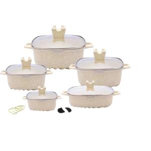 Juego de <span class=keywords><strong>Ollas</strong></span> Antiadherentes de Alta Calidad, 22 Piezas, Olla de Cocina Antiadherente de Aluminio Fundido a Presión - Product Image 4