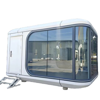Capsule spatiale intelligente, maisons écologiques modernes, mini-villa, maisons modulaires automatisées, isolation élevée, économie d'énergie
