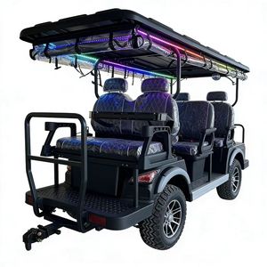 Voiturette de golf HKBG 4+2 places, transmission intégrale, double moteur 5000 Watts, haute performance, nouvelle énergie, vente en gros, haute résistance - Product Image 3