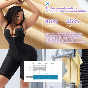 Fajas Colombianas Postquirúrgicas de Marca Privada con Efecto Vaciado en Caderas y Glúteos, Bodys Moldeadores para Mujer - Product Image 6