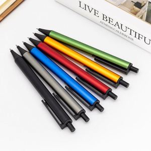 Aluminum Ballpoint Novel Design Business Promotional Metal <b>Pen</b> <b>Colorful</b> Custom Logo 1.0Mm Writing - Product Image 2