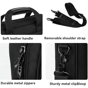 Maletín Mensajero para Portátil de 15.6 Pulgadas para Hombre, Maletín de Negocios Protector de Gran Capacidad con Múltiples Bolsillos para el Trabajo - Product Image 4