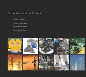 Chất lượng cao ý Thiết kế thức ăn thông qua 10 sqmm mùa xuân kết nối khối thiết bị đầu cuối cho xuất khẩu - Product Image 6