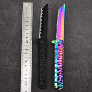 OEM & ODM سكين قابل للطي محمول مخصص من الفولاذ المقاوم للصدأ للمشي لمسافات طويلة التكتيكي والبقاء على قيد الحياة في الهواء الطلق الدفاع عن النفس بالجملة للتخييم - Product Image 2