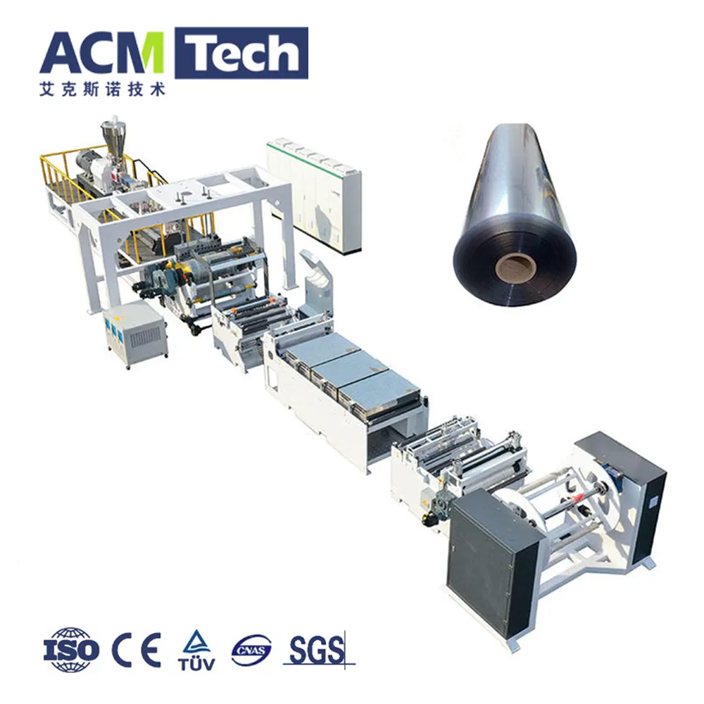 PVC Abs policarbonato PET Sheet linea di produzione ACMTECH pp Sheet Making Machine pp Sheet estrusore Machine