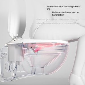 Inodoro Inteligente Suspendido <span class=keywords><strong>para</strong></span> Baño de Hotel, Bidé con Lavado <span class=keywords><strong>Vaginal</strong></span>, Sistema de Autolimpieza, Diseño Eléctrico Automático, Cerámica Blanca, Control Remoto - Product Image 4