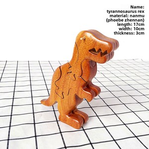 Cubo Mágico Educativo de Madera con Diseño del Zodíaco Chino Luban Lock, Juego Completo de Rompecabezas para Niños, Modelo de Animales para Construir - Product Image 3