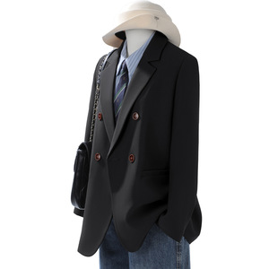 Off White Women's Blazer Solid Color Polyester Anti-Wrinkle Spring Autumn 2025 Professional Suit Jacket - Product Image 5