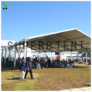Tente d'exposition extérieure en aluminium de grande taille SUPERB TENT, rectangulaire, en Oxford, double couche, imperméable, toutes saisons, pour salons professionnels - Product Image 3