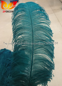 Zpdecoration-<span class=keywords><strong>plumas</strong></span> <span class=keywords><strong>de</strong></span> avestruz teñidas <span class=keywords><strong>de</strong></span> alta calidad, <span class=keywords><strong>plumas</strong></span> verdes para árbol y pluma, 60-65 cm - Product Image 5