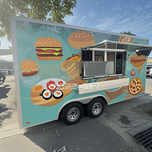 Carrito de Venta de Hot Dogs, Carrito de Helados, Cocina Móvil Resistente, Camión de Comida, Remolque de Café - Product Image 1