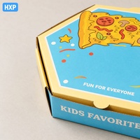 Boîte à pizza hexagonale personnalisée pour enfants