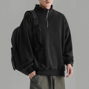 Sudadera con Capucha y Cuello Alto con Cierre de Cremallera Estilo Retro Japonés para Hombre, Primavera 2024, Diseño de Dibujos Animados, Chaqueta Informal - Product Image 4