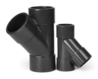 UPVC Y-Stück nach amerikanischem Standard, Abflussrohr-Verbindungsstück, Schnellanschluss-PVC-Rohradapter