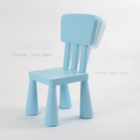 Ensemble table et chaise pour enfant en plastique, chaise d'activités, de jeu, de repas et d'étude pour enfants, personnalisation en usine