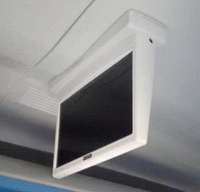 Monitor de Techo para Autobús de 15.6 Pulgadas con Pantalla IPS, Monitor de Entretenimiento para Automóvil, Entrada de Video RCA, Monitor Plegable