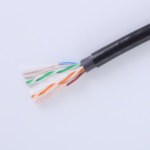 Cat 6 Non Shielded Outdoor <b>Waterproof</b> Network <b>Cable</b> 0.58mm Oxygen Free Copper Stranded 8 Conductor 300m - Product Image 1