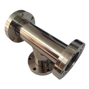 Stainless Steel Ultra-High Vacuum Mirror Polished Forged Conflat CF35 CF63 CF100 Tube Flange 3 Way Tees <b>Copper</b> Gasket & <b>Screws</b> - Product Image 6