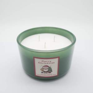 Bougies artisanales en verre pour <span class=keywords><strong>sapin</strong></span> de Noël, contenants en verre recyclables, bougies personnalisées pour la décoration de fêtes et de la maison - Product Image 5