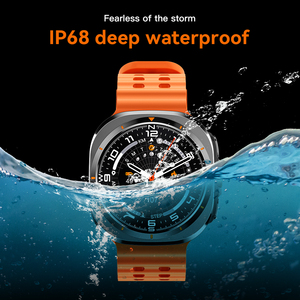 Montre connectée étanche IP68 avec grande batterie de 430 mAh, suivi d'itinéraire, lecture de messages vocaux <span class=keywords><strong>WhatsApp</strong></span>, appels Bluetooth - Product Image 5