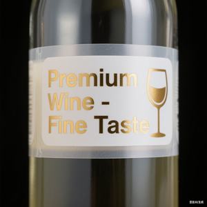 Etiqueta Adhesiva Removible de PVC, Etiqueta Transparente de PET para Sellado, Etiqueta con Logotipo Serigrafiado para Cosméticos, Perfumes y Lápices Labiales - Product Image 4